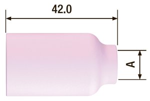 FUBAG Сопло керамическое для газовой линзы №7 ф11 FB TIG 17-18-26 (2 шт.) в Ростове-на-Дону фото