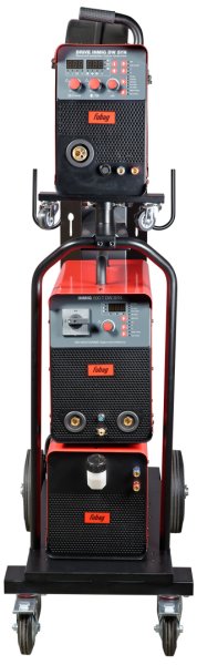 Сварочный полуавтомат INMIG 500T DW SYN + Подающий механизм DRIVE INMIG DW SYN + Шланг-пакет 5 м + Горелка FB 500 3 м + Блок жидкостного охлаждения + Тележка в Ростове-на-Дону фото