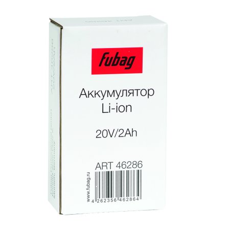 Аккумуляторная батарея FLI5S1P1202 Li-ion к бензиновым газонокосилкам FUBAG с электростартером и минирайдеру (20V/2Ah) в Ростове-на-Дону фото