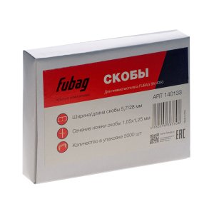 FUBAG Скобы для SN4050 (1.05x1.25мм, 5.7x28.0, 5000 шт) в Ростове-на-Дону фото