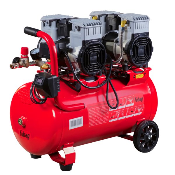 Компрессор безмасляный малошумный FUBAG OLS 500/50 CM2х2 + Набор пневмоинструмента Basic S1000 (3 предмета) в ПОДАРОК Компрессор безмасляный малошумный FUBAG OLS 500/50 CM2х2 + Набор пневмоинструмента Basic S1000 (3 предмета) в ПОДАРОК в Ростове-на-Дону фото