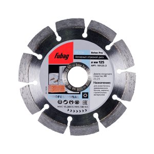 Алмазный отрезной диск FUBAG Beton Pro D125 мм/ 22.2 мм по бетону в Ростове-на-Дону фото