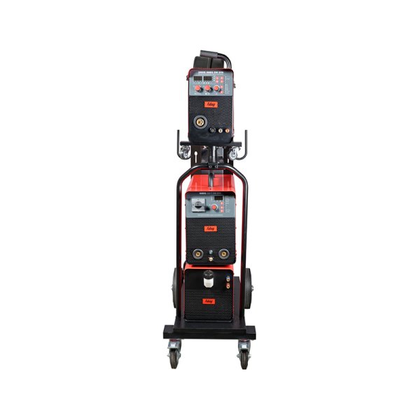 Полуавтомат сварочный FUBAG INMIG 500T DW SYN + подающий механизм DRIVE INMIG DW SYN + шланг-пакет 5 метров 70 мм2 14 pol с жидкостным охлаждением для INMIG 500T DW SYN + горелка FB 500 3m + блок жидкостного охлаждения Cool 70 + тележка для аппаратов в Ростове-на-Дону фото