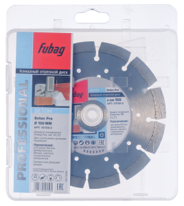 Алмазный отрезной диск FUBAG Бетон Экстра (Beton Extra) D150 мм / 22,2 мм по бетону в Ростове-на-Дону фото
