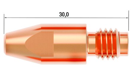 FUBAG Контактный наконечник M8 X 30мм CUCRZR 1.2мм /.045 дюйма (10 шт.) в Ростове-на-Дону фото