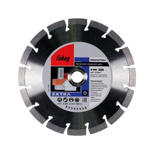 Алмазный отрезной диск FUBAG Universal Extra_ диам. 230/22.2 в Ростове-на-Дону фото