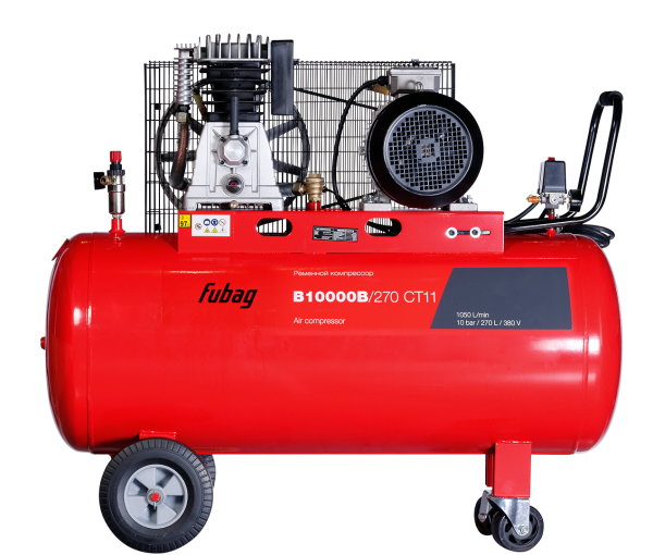 Ременной одноступенчатый компрессор FUBAG B10000B/270 CT11 + Набор пневмоинструмента 34 предмета (в кейсе) + Набор пневмоинструмента Basic S1000 3 предмета в ПОДАРОК! Ременной одноступенчатый компрессор FUBAG B10000B/270 CT11 + Набор пневмоинструмента 34 предмета (в кейсе) + Набор пневмоинструмента Basic S1000 3 предмета в ПОДАРОК! в Ростове-на-Дону фото