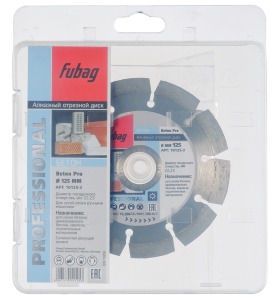 Алмазный отрезной диск FUBAG Бетон Экстра (Beton Extra) D125 мм / 22,2 мм по бетону в Ростове-на-Дону фото
