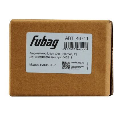 Аккумулятор FUBAG li-ion 3Ah для инверторного генератора TI 11000 A ES (арт. 646211) купить в Ростове-на-Дону